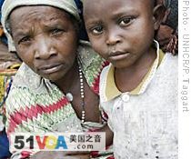Faces of displaced in Kibati camp, North Kivu, DRC (Nov 2008 file)<br />