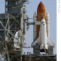 Storms Threaten Monday Launch of Space Shuttle