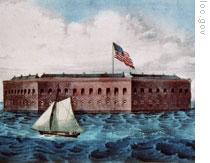 Fort Sumter in Charleston Harbor