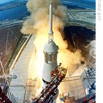 The launch of Apollo 11