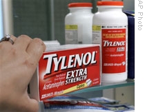 Tylenol, a product containing acetaminophen