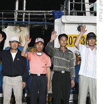 North Korea Releases 4 Detained South Korean Fishermen