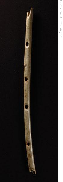 Bone flute from Hohle Fels 
