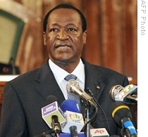 Compaore Urges Ivorians to Move Toward Presidential Poll