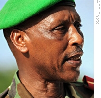 The Burundian deputy commander for the AMISOM contingent in Somalia Major General Juvenal Niyonguruza (file photo)