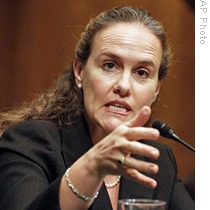 Defense Undersecretary Michelle Flournoy testifies on Capitol Hill in Washington, before the Senate Armed Services Committee hearing, 24 Sep 2009