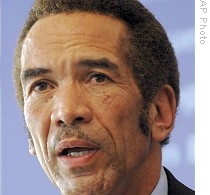 Botswana's Khama to be Sworn in Tuesday for Second Presidential Term