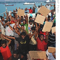 Asylum Seekers Adrift on Australian Boat