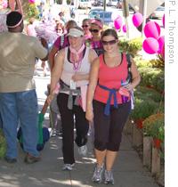 Two thousand people walked in this year's event which raises money to fight breast cancer 