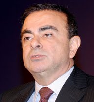 Carlos Ghosn, CEO and President of Renault of France and Nissan of Japan