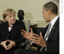 Merkel Meets With Obama, Addresses Congress 