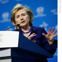 Clinton Urges Asian Pressure on Burma for Free Elections