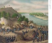 The siege of Vicksburg