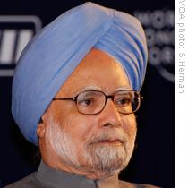 Indian Prime Minister Manmohan Singh attends opening session of the World Economic Forum-India, 08 Nov 2009