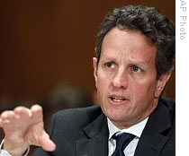 Treasury Secretary Timothy Geithner tells Congress in December that he is extending the TARP to October 2010 