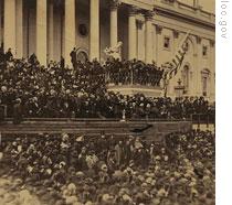 Abraham Lincoln's inauguration in 1864