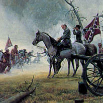 General Lee is defeated at Appomattox Station