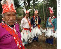 Speakers of the Maka language studied by Enduring Voices in Paraguay