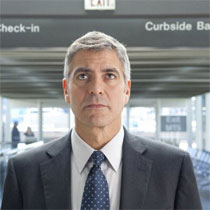 George Clooney as Ryan Bingham in 