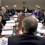 President Barack Obama meets with his national security team in the Situation Room of the White House, 05 Jan 2010
