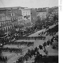 President Lincoln's funeral procession in Washington