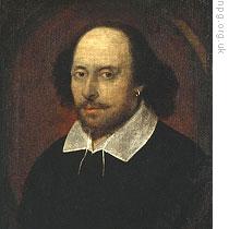 A famous, but disputed, portrait of William Shakespeare at the National Portrait Gallery in London