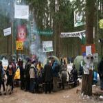 Protest against the Via Baltica Expressway in the Rospuda Valley