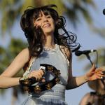Zooey Deschanel performing last month with her band She & Him