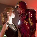 Pepper Potts (Gwyneth Paltrow), left,  and Tony Stark (Robert Downey Jr.) in 