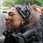 Famed opera diva Jessye Norman comes to show her respects to Lena Horne, 14 May 2010                