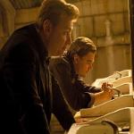 Director CHRISTOPHER NOLAN with LEONARDO DiCAPRIO on the set of Warner Bros. Pictures' and Legendary Pictures' sci-fi action film 
