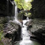 The Finger Lakes region of west-central New York is known for its waterfalls and gorges. A 2006 photo of visitors on a trail through a gorge in Watkins Glen State Park, at the southern end of Seneca Lake.