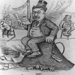 A cartoon shows Roosevelt trying to contain the coal strike as other problems await