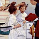 Norman Rockwell, First Trip to the Beauty Shop, 1972, oil on canvas