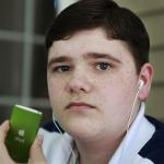 Matthew Brady, 17, of Foxborough, Massachusetts has some mild hearing loss from listening to loud music on his earphones