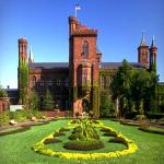 A view of the Smithsonian Castle in Washington
