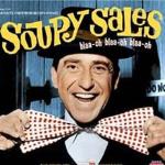 Soupy Sales would dance crazily around the stage wearing a big, funny-looking bow tie and a black top hat.  