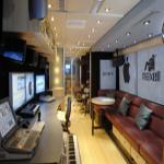 The John Lennon Educational Tour Bus is a complete professional music studio on wheels. 
