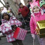 New York City preschoolers take part in El Museo del Barrio's 34th annual Three Kings Day parade, Jan. 6, 2011. It is the most festive day of the Christmas season in Latin American culture, when Christians believe the three wise men arrived at Jesus's bir