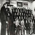 The all-male Yale Glee Club appeared on the Ed Sullivan Show in 1969.