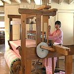 Jane Tonella, who hopes to be a doctor, learned how to weave on a traditional loom to earn her tuition at Berea College.