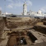 Archaeologists work at a dig at Martyrs' Square located in the low Casbah in Algiers' historical neighborhood (File Photo)