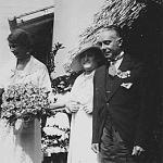Eleanor Roosevelt with President Rafael Trujillo and Mrs. Trujillo in the Dominican Republic, 1934