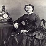 Clara Barton in 1865 in a photo taken by Mathew Brady 