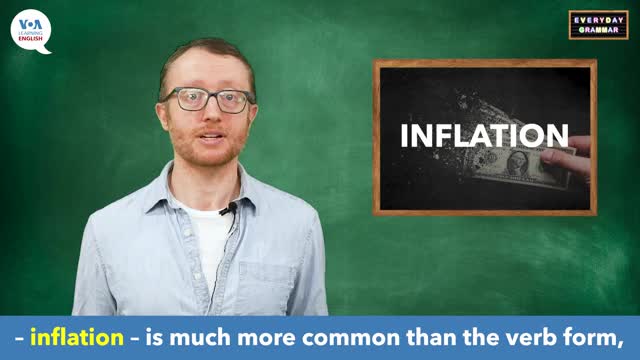 Everyday Grammar TV: Grammar and Economy - Inflation, Part 2